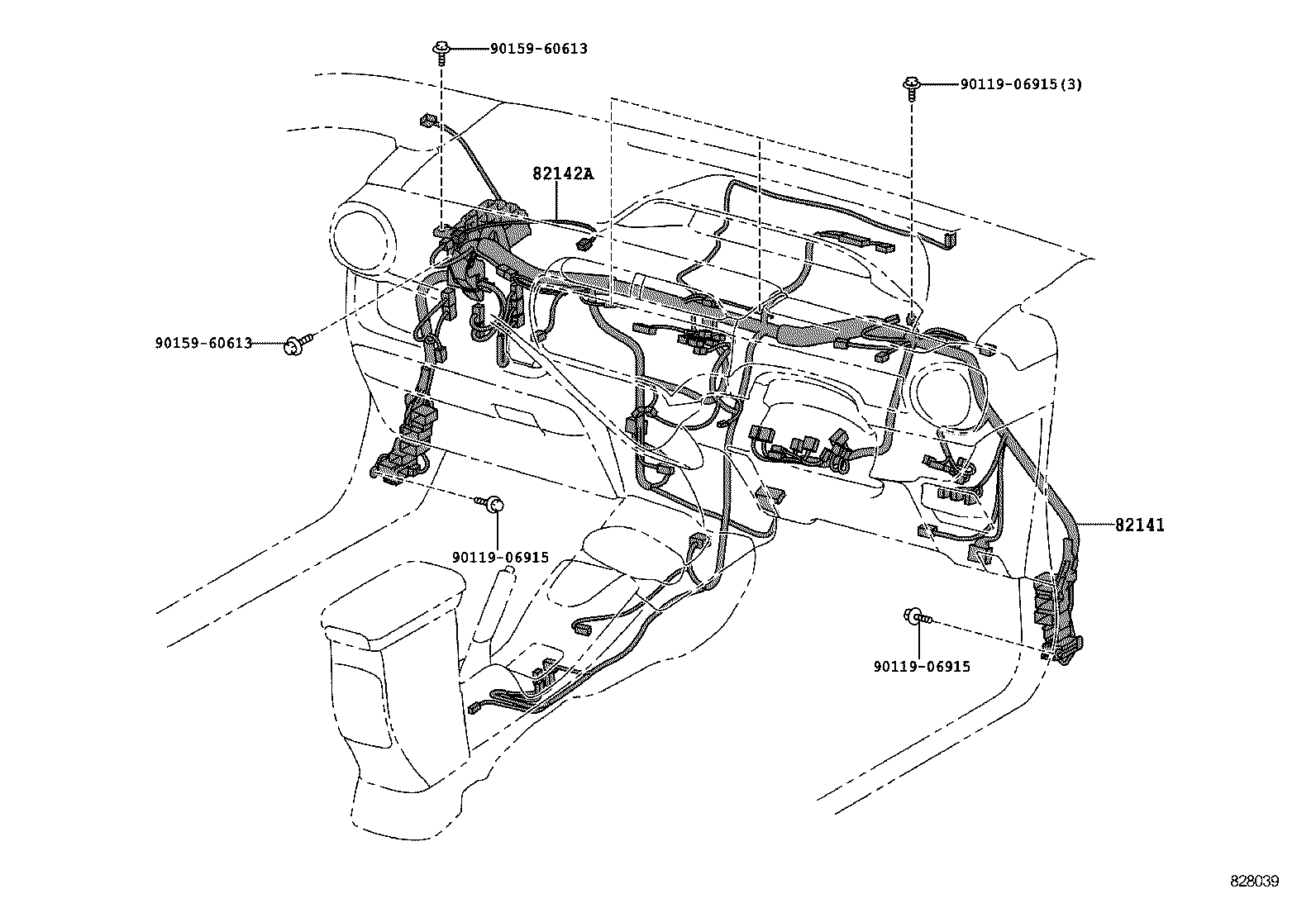  PRIUS C |  WIRING CLAMP