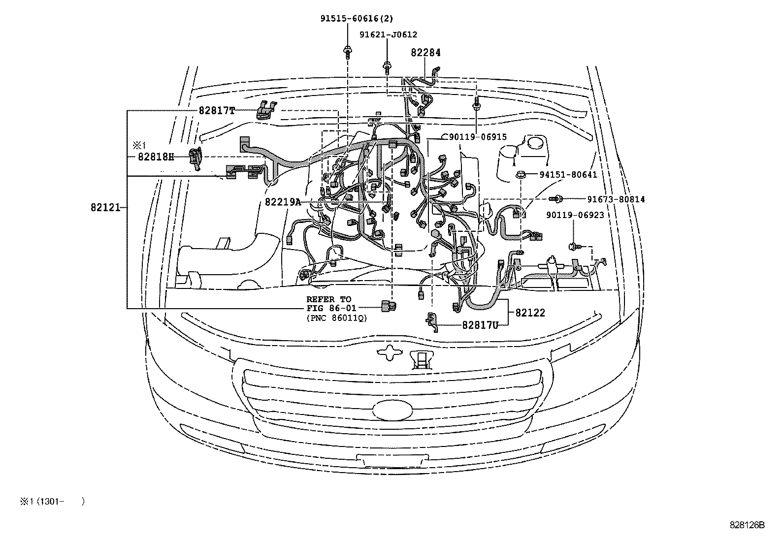  LAND CRUISER 200 |  WIRING CLAMP