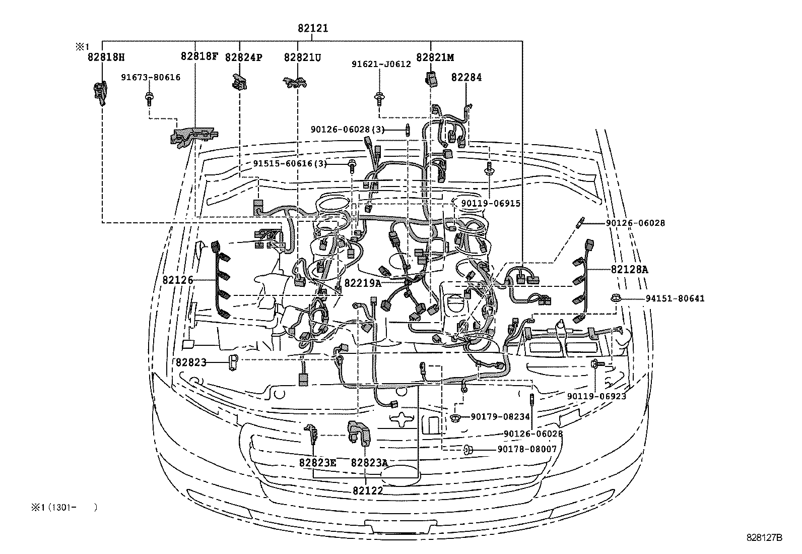  LAND CRUISER 200 |  WIRING CLAMP