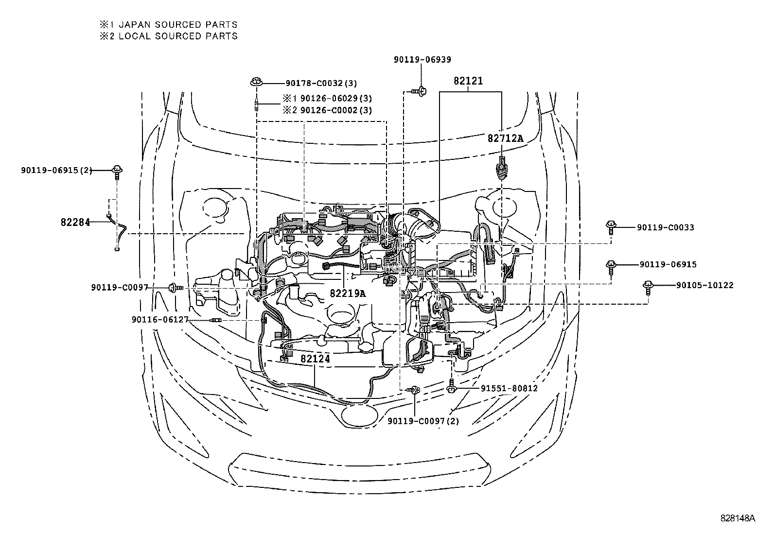  CAMRY HYBRID CHINA |  WIRING CLAMP