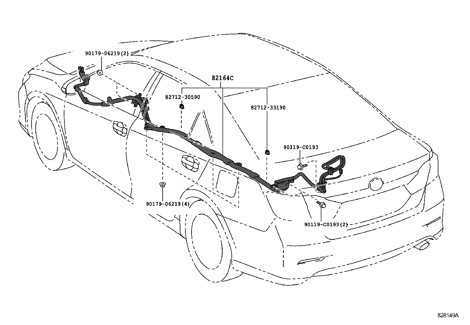  CAMRY HYBRID CHINA |  WIRING CLAMP