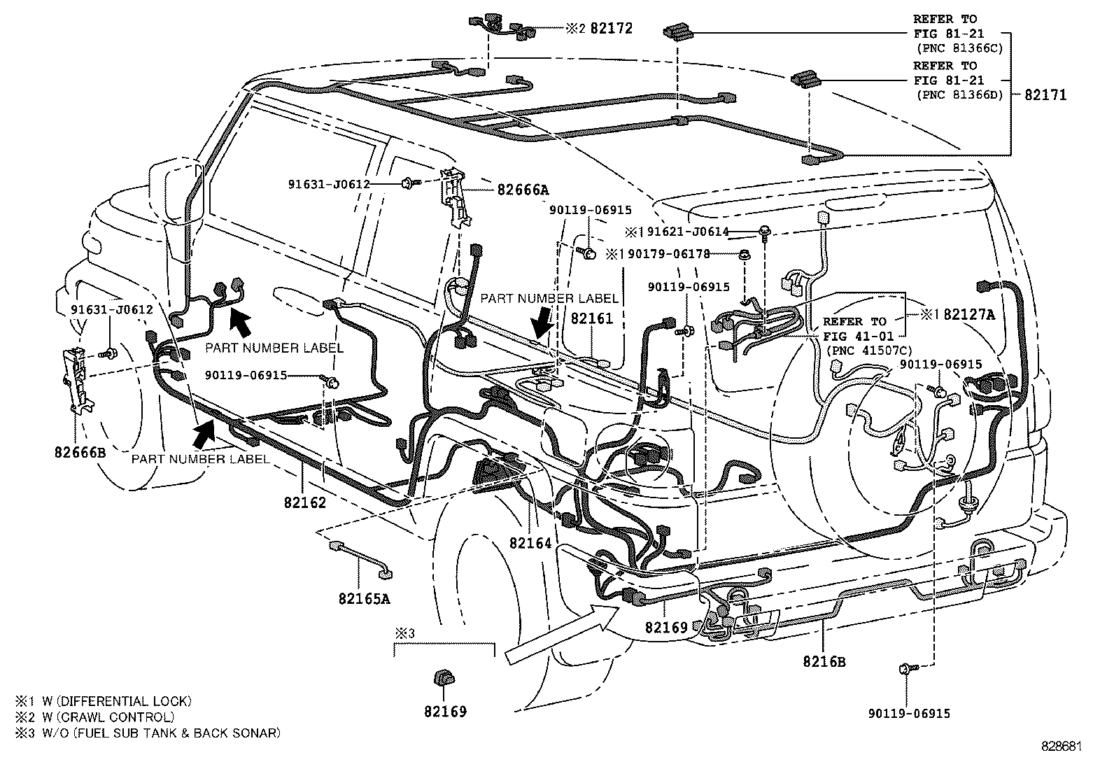  FJ CRUISER |  WIRING CLAMP