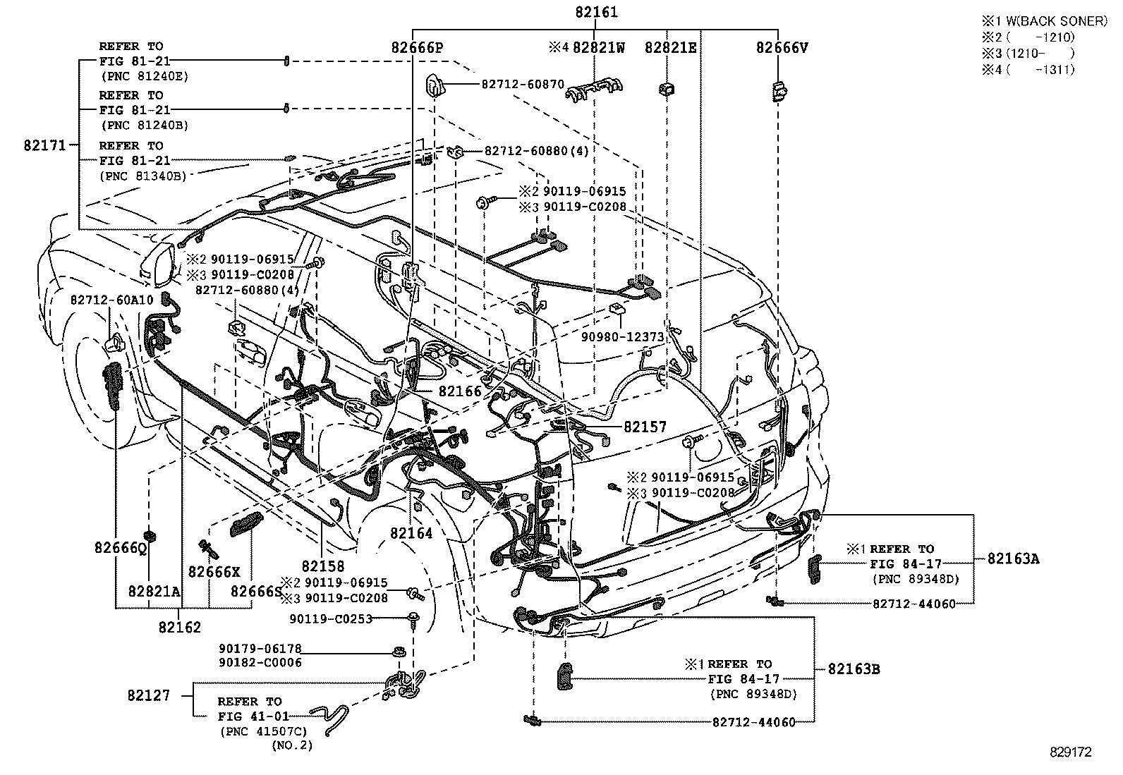  LAND CRUISER PRADO |  WIRING CLAMP