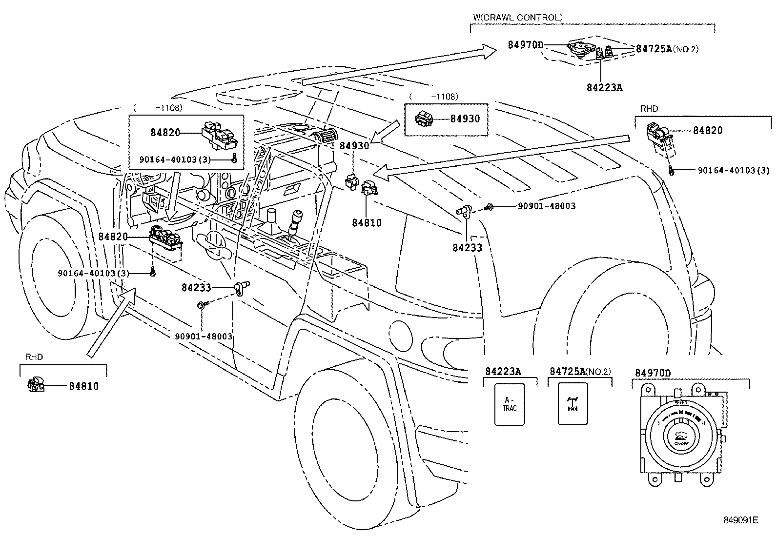  FJ CRUISER |  SWITCH RELAY COMPUTER