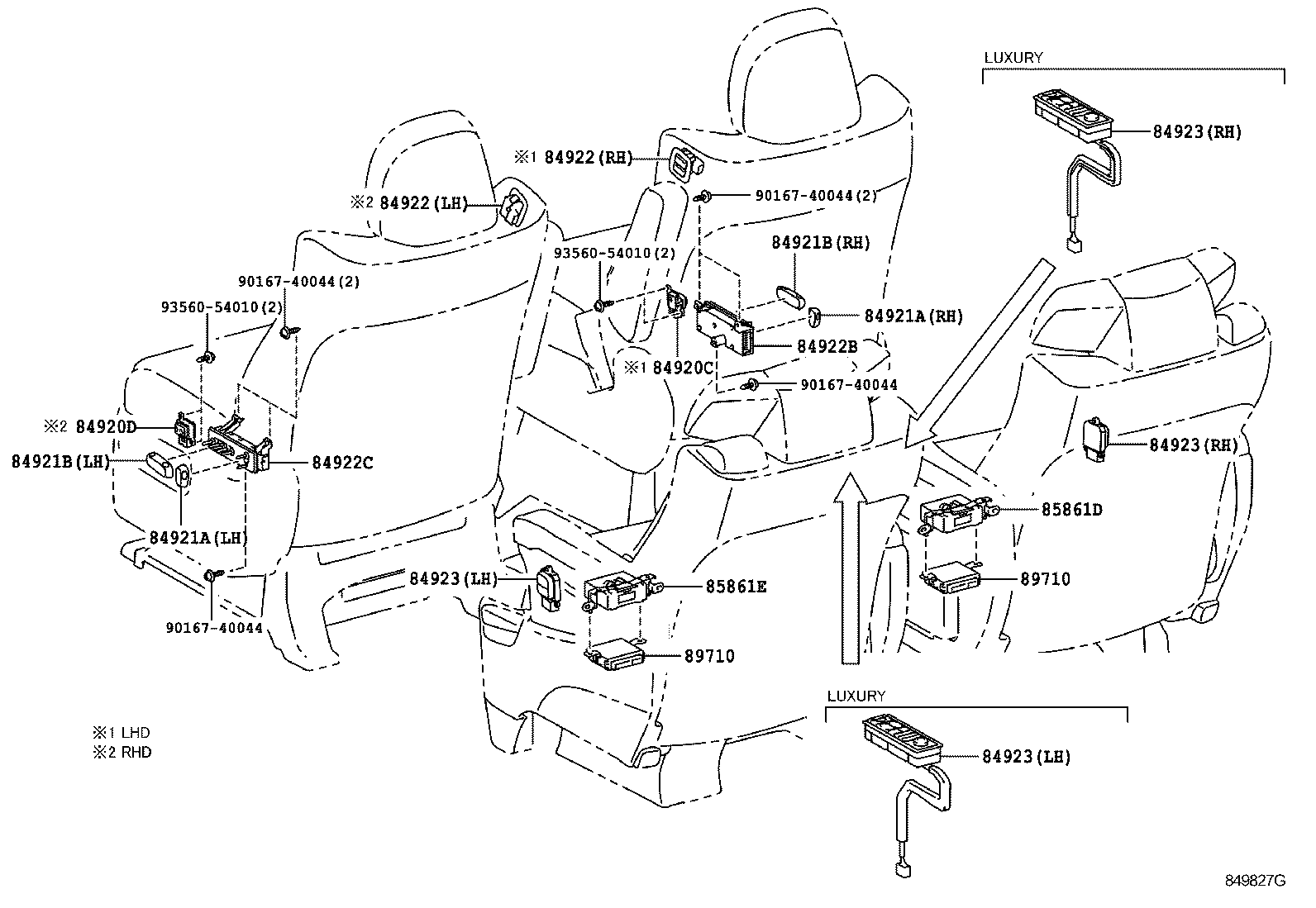  ALPHARD VELLFIRE HV |  SWITCH RELAY COMPUTER