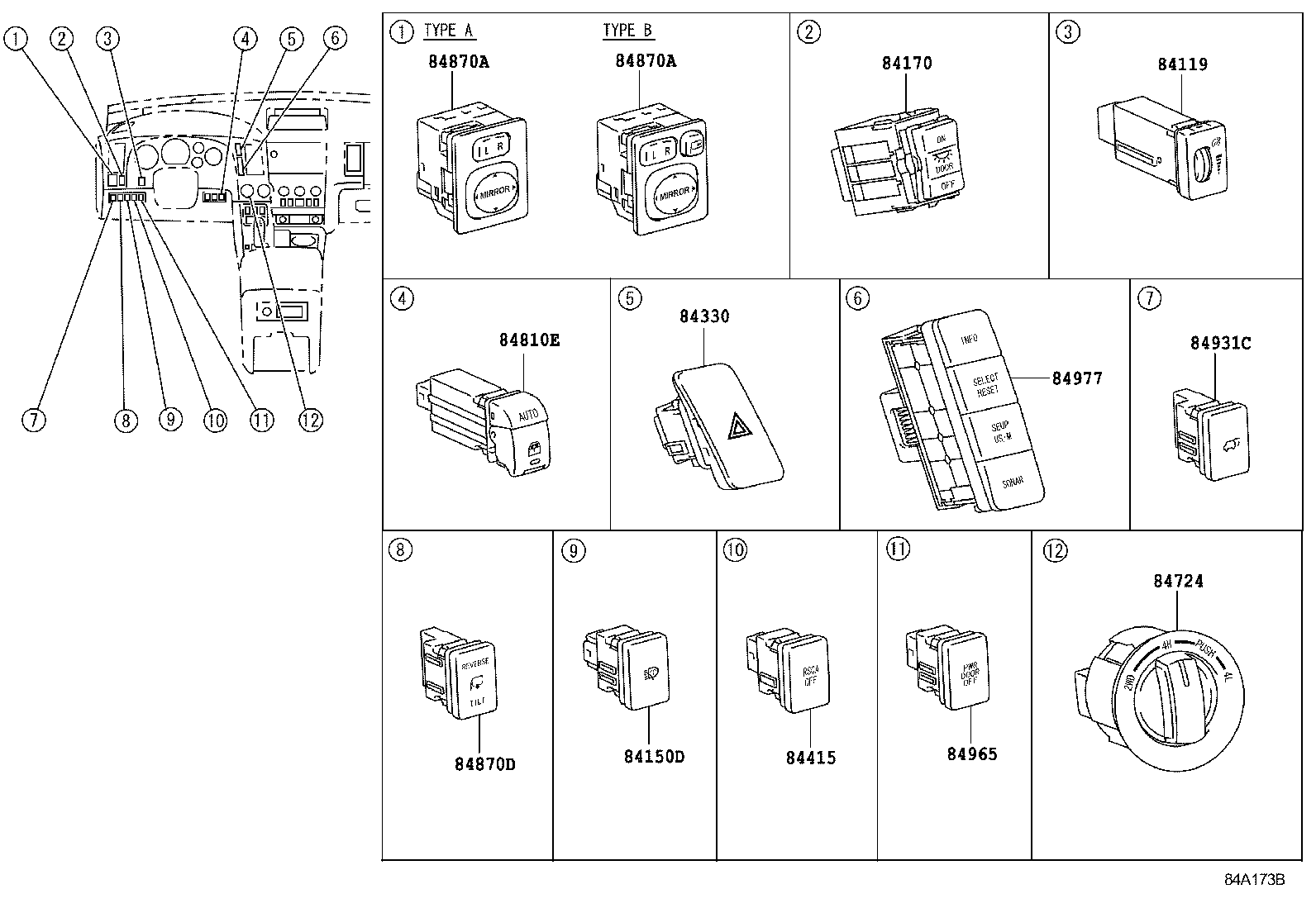 SEQUOIA |  SWITCH RELAY COMPUTER