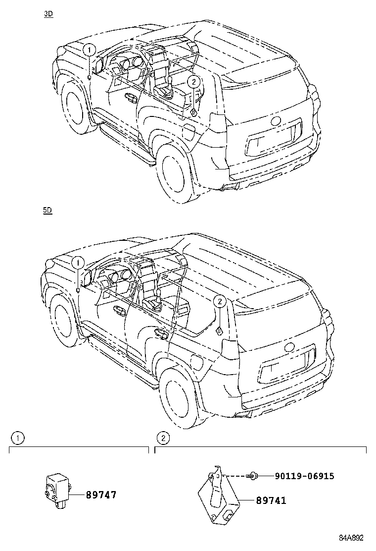  LAND CRUISER PRADO |  WIRELESS DOOR LOCK