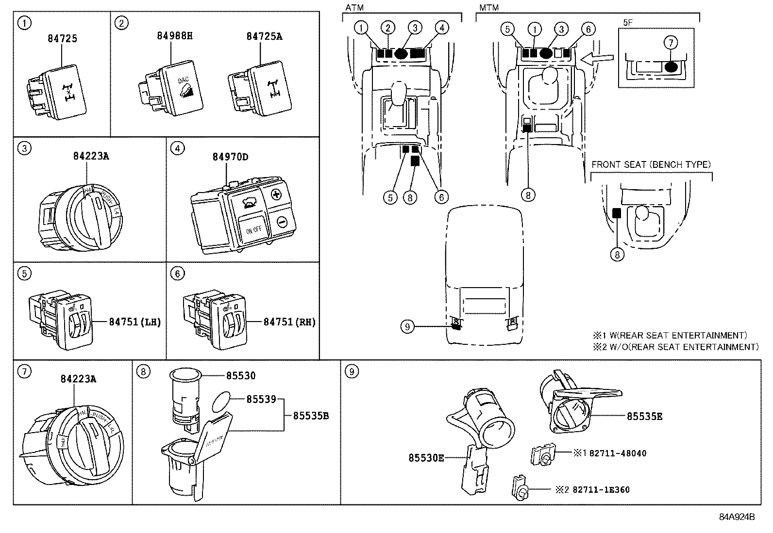  LAND CRUISER PRADO |  SWITCH RELAY COMPUTER