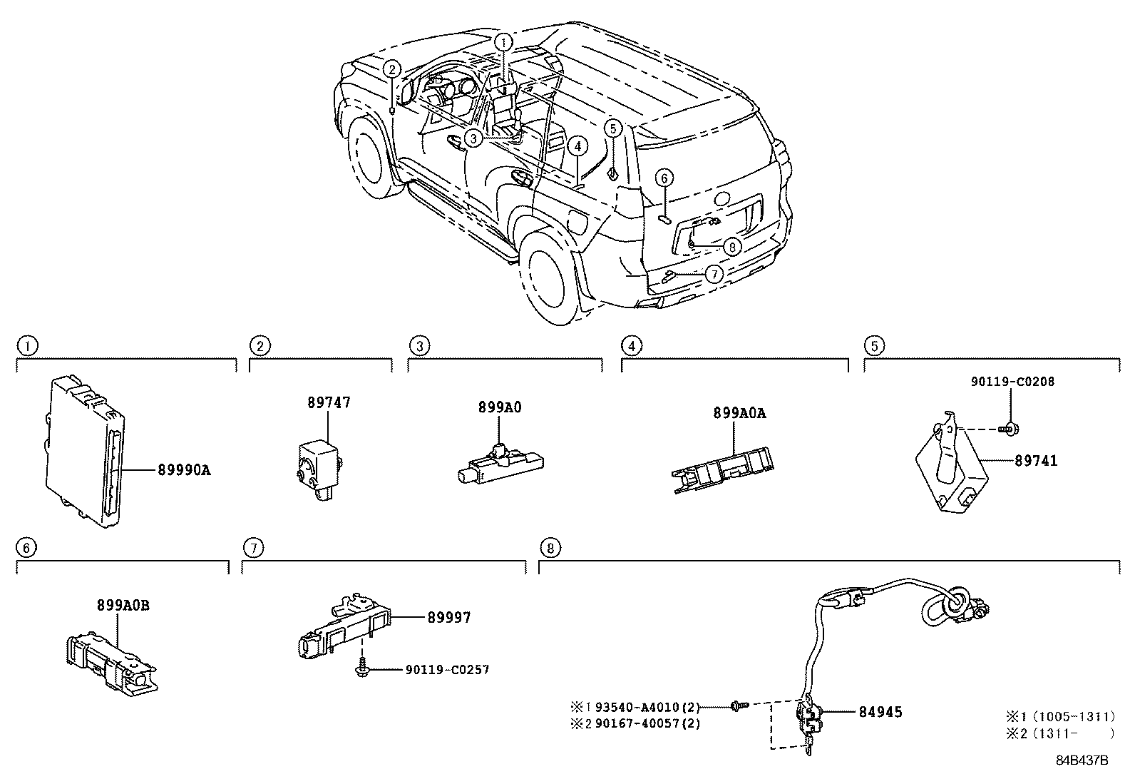  LAND CRUISER PRADO |  WIRELESS DOOR LOCK