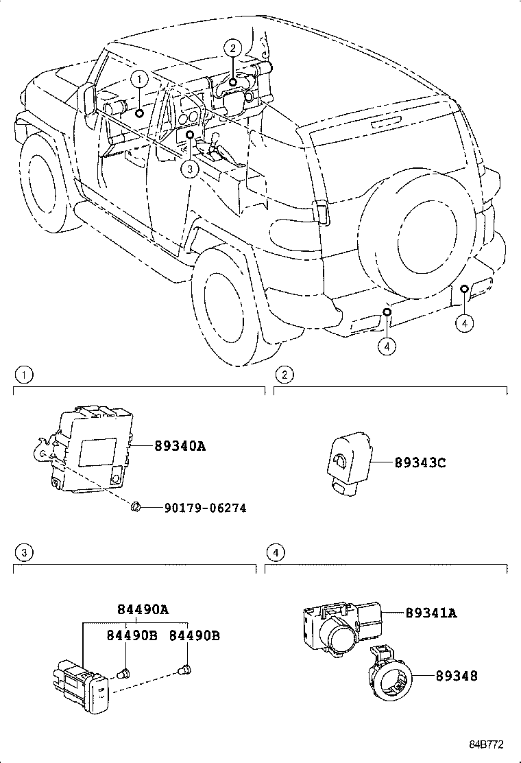  FJ CRUISER |  CLEARANCE BACK SONAR