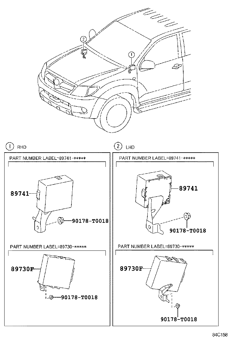  FORTUNER |  WIRELESS DOOR LOCK