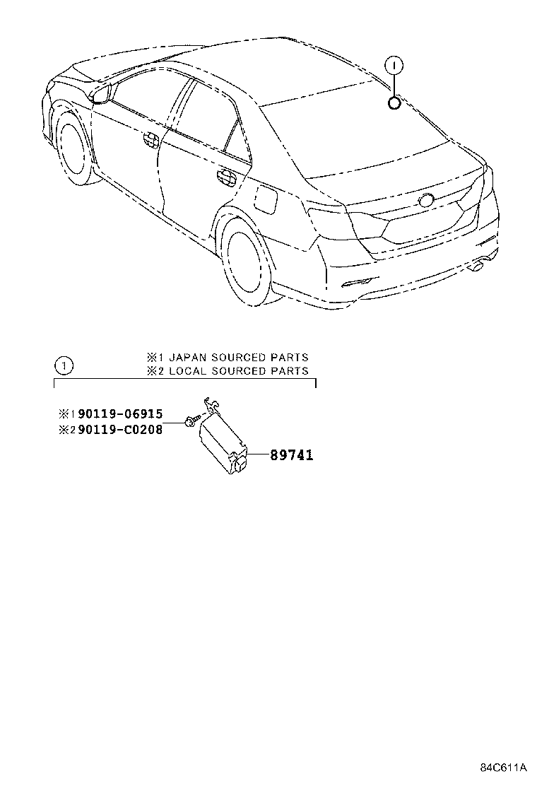  CAMRY HYBRID CHINA |  WIRELESS DOOR LOCK