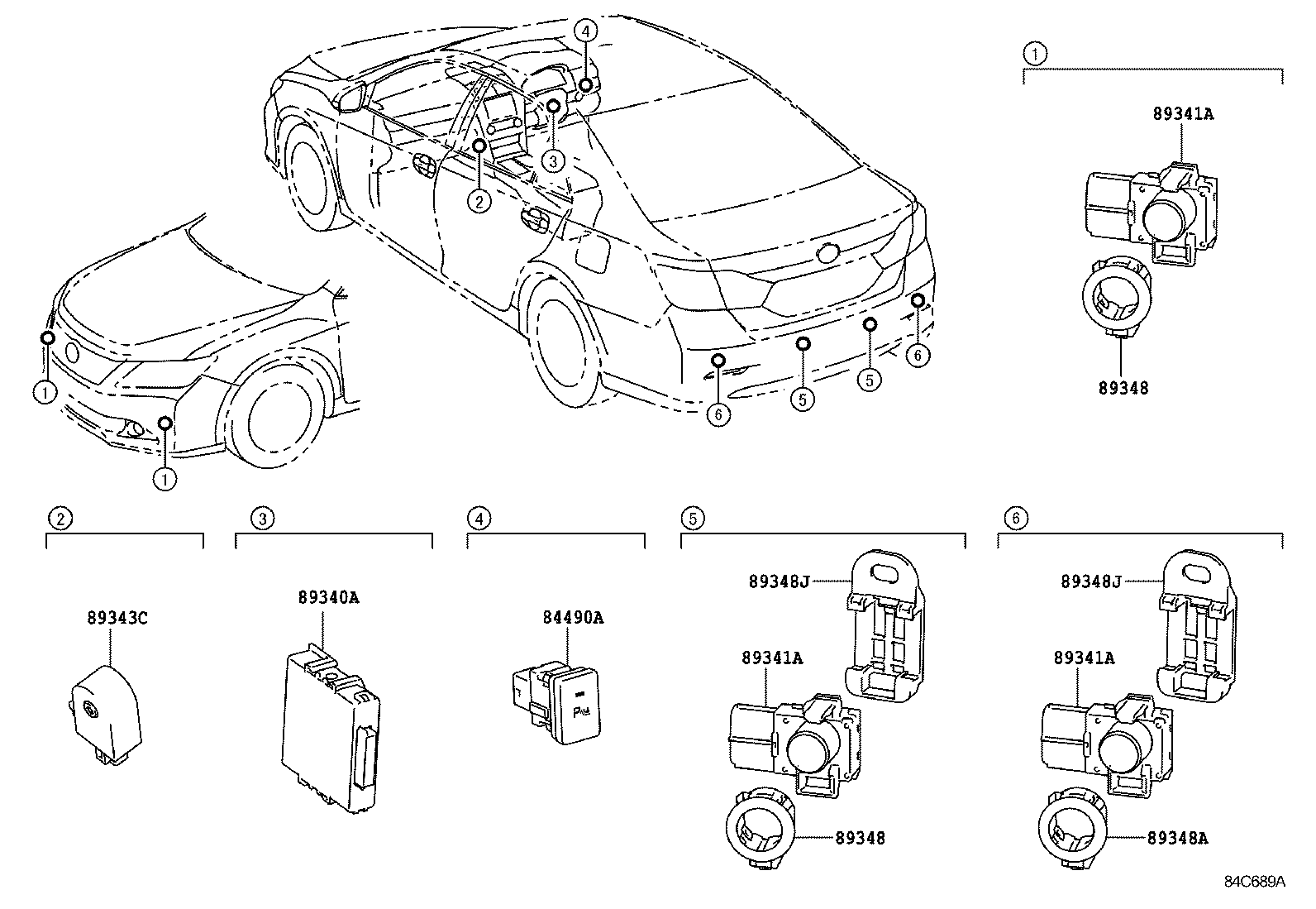  CAMRY AURION HV ARL |  CLEARANCE BACK SONAR