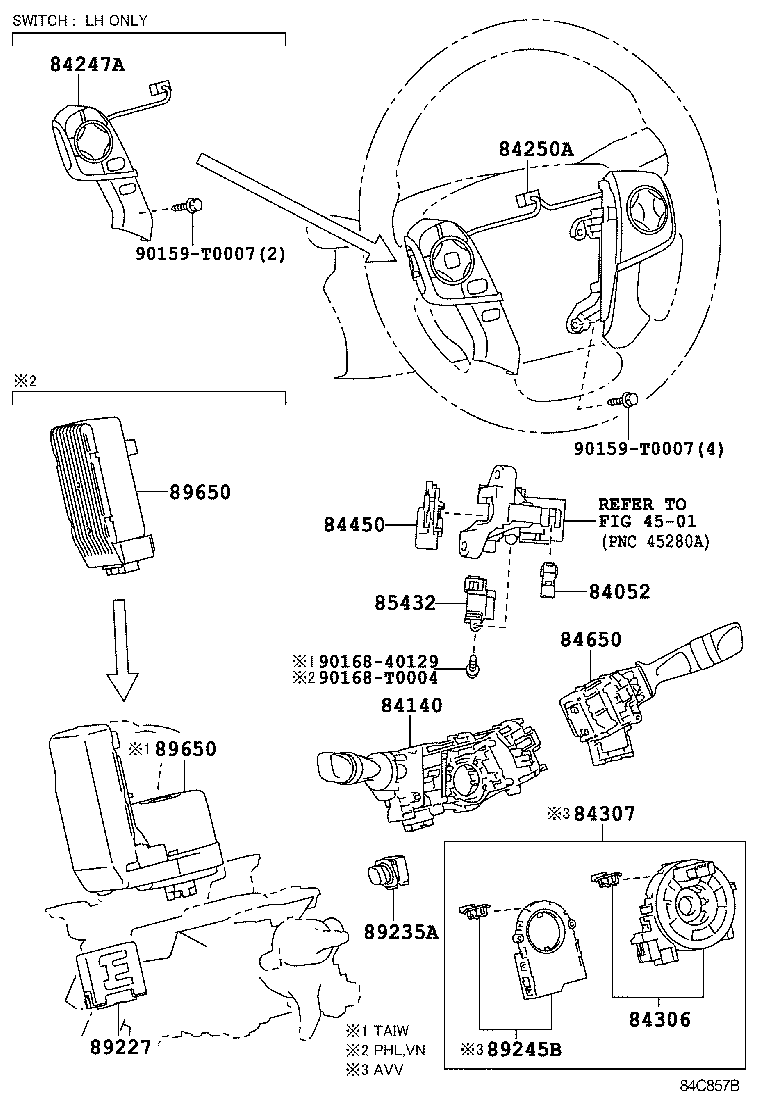  CAMRY HYBRID ASIA |  SWITCH RELAY COMPUTER