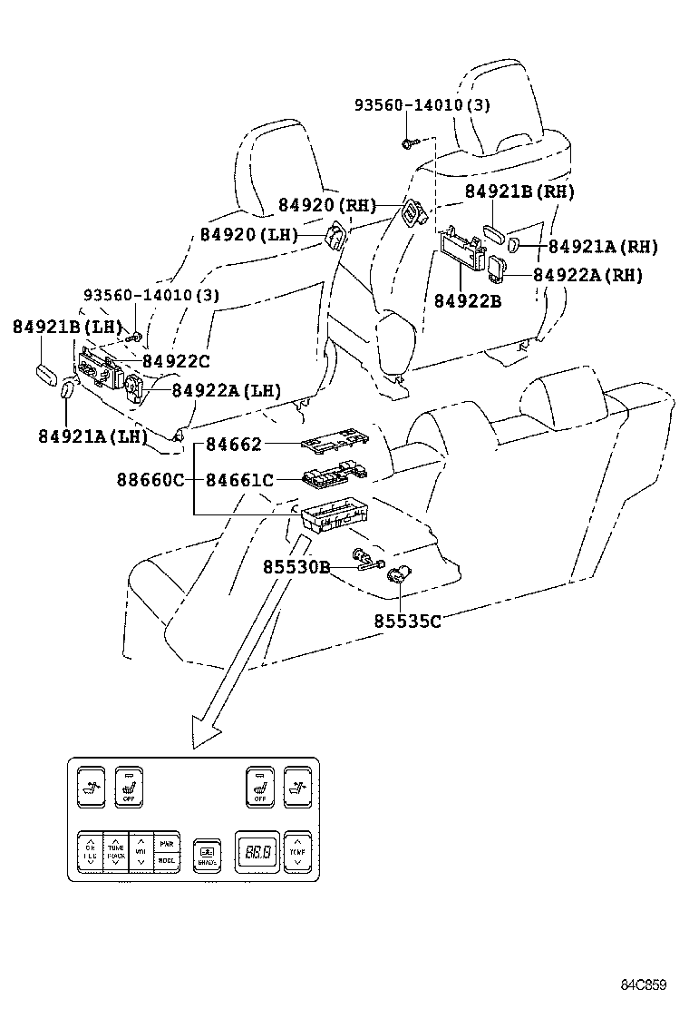  CAMRY HYBRID ASIA |  SWITCH RELAY COMPUTER