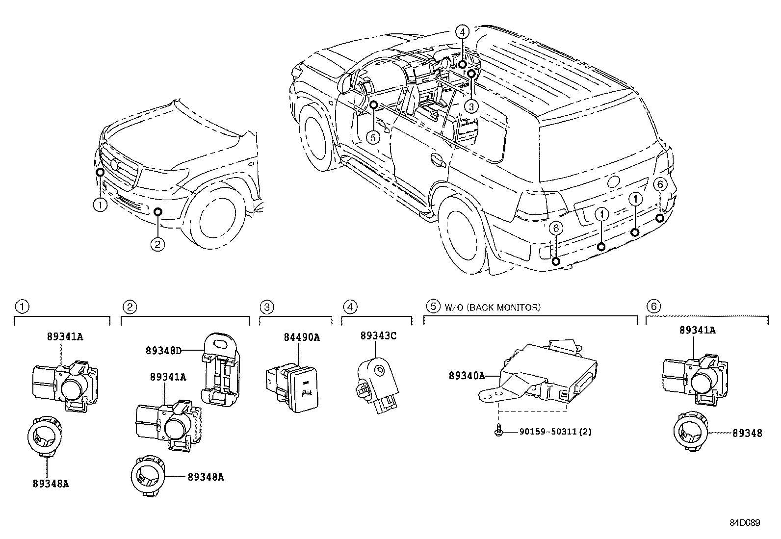  LAND CRUISER 200 |  CLEARANCE BACK SONAR