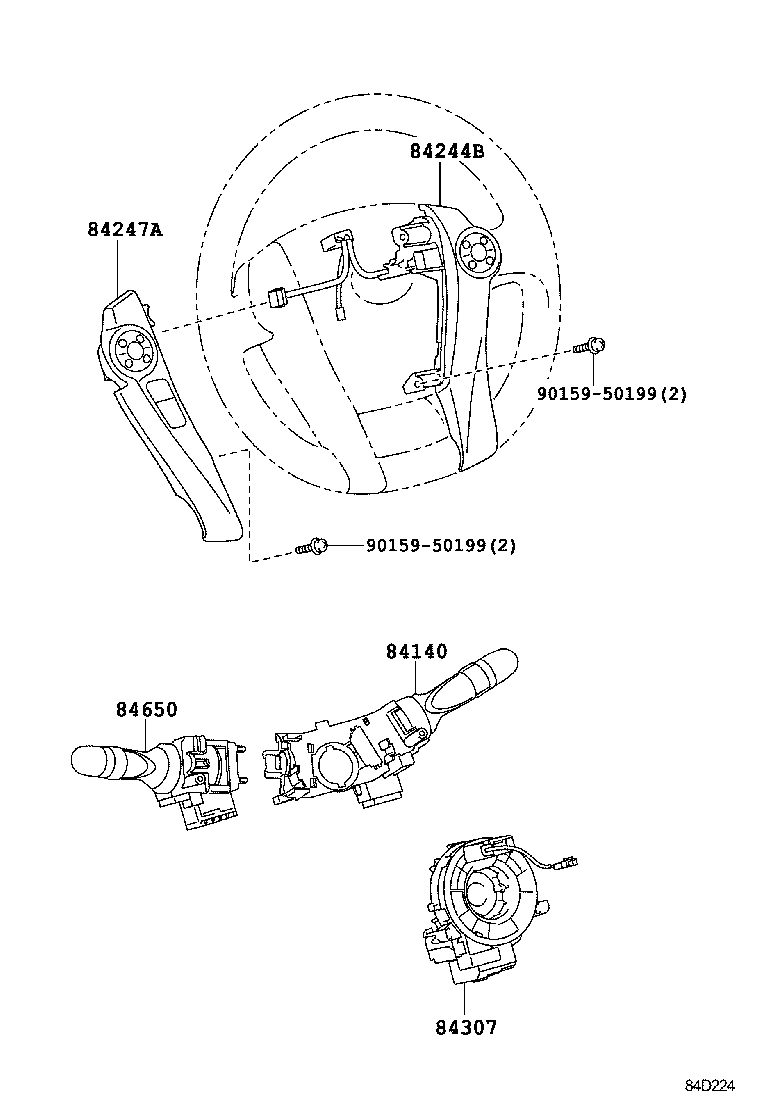  PRIUS V |  SWITCH RELAY COMPUTER