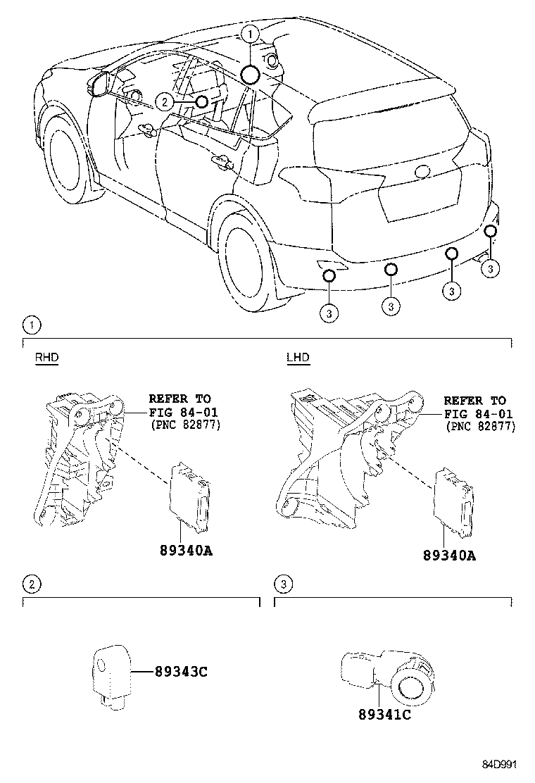  RAV4 |  CLEARANCE BACK SONAR