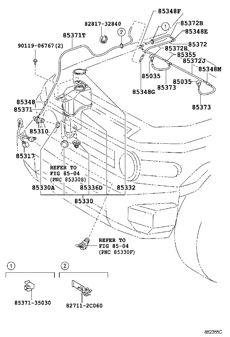  FJ CRUISER |  WINDSHIELD WASHER