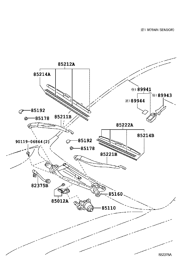  LAND CRUISER PRADO |  WINDSHIELD WIPER