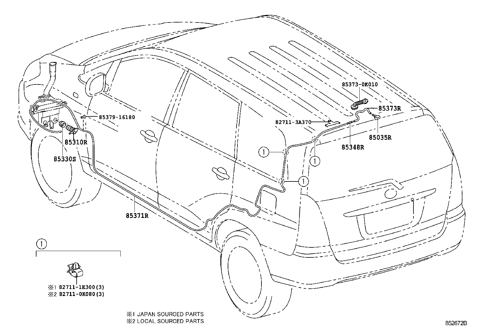  INNOVA KIJANG |  REAR WASHER