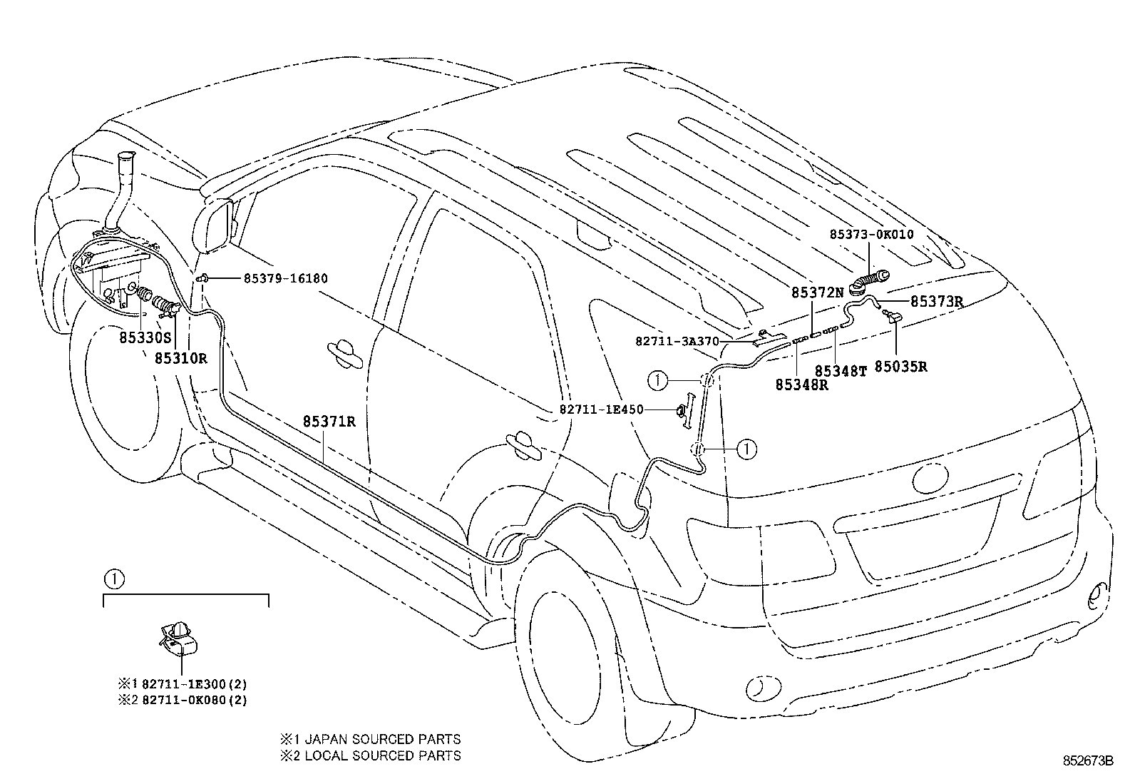  FORTUNER |  REAR WASHER