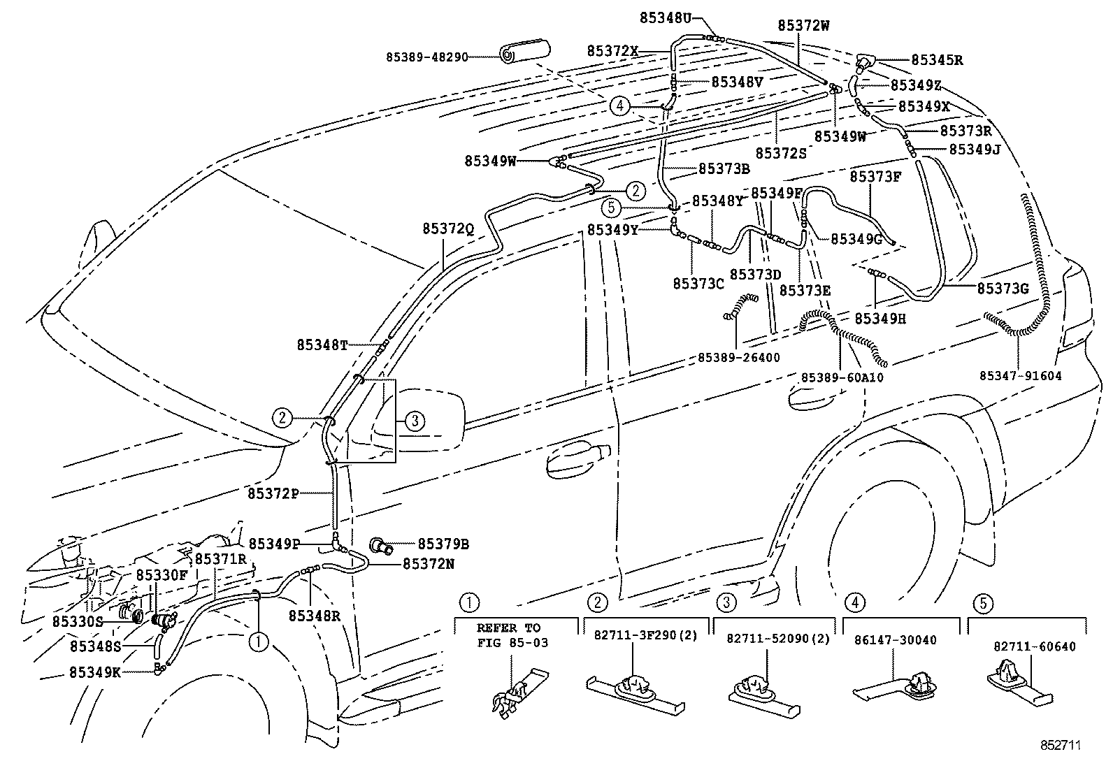  LAND CRUISER 200 |  REAR WASHER