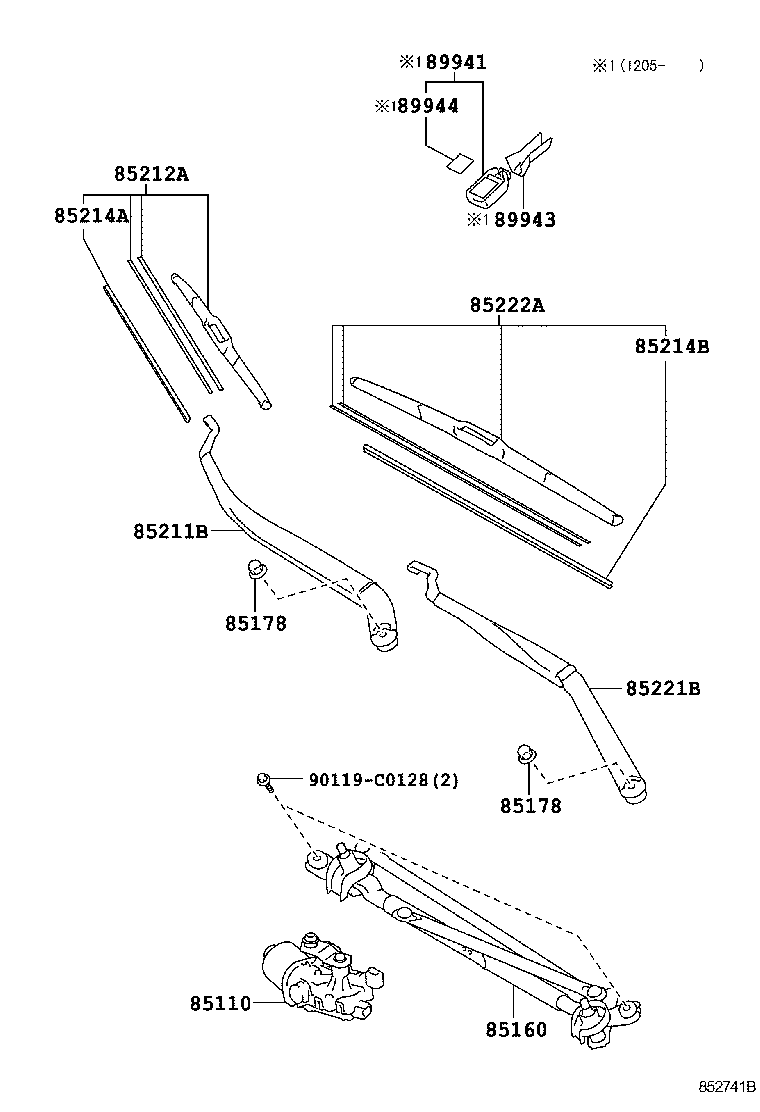  CAMRY HYBRID CHINA |  WINDSHIELD WIPER