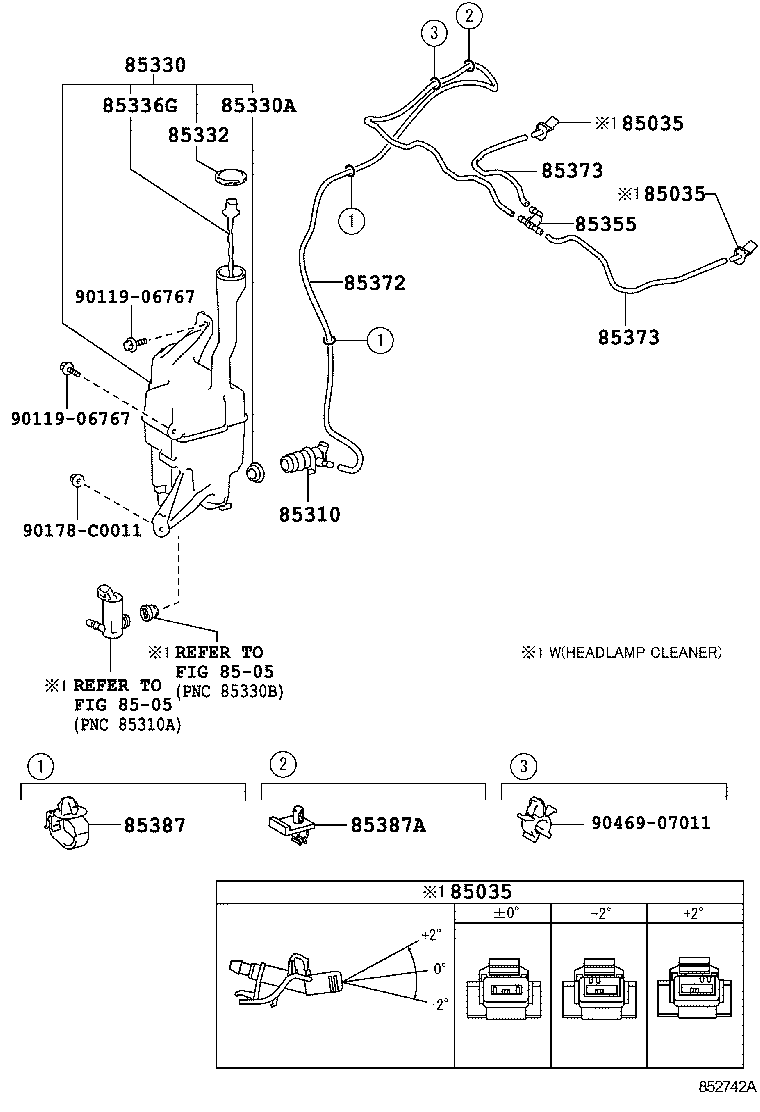  CAMRY HYBRID CHINA |  WINDSHIELD WASHER
