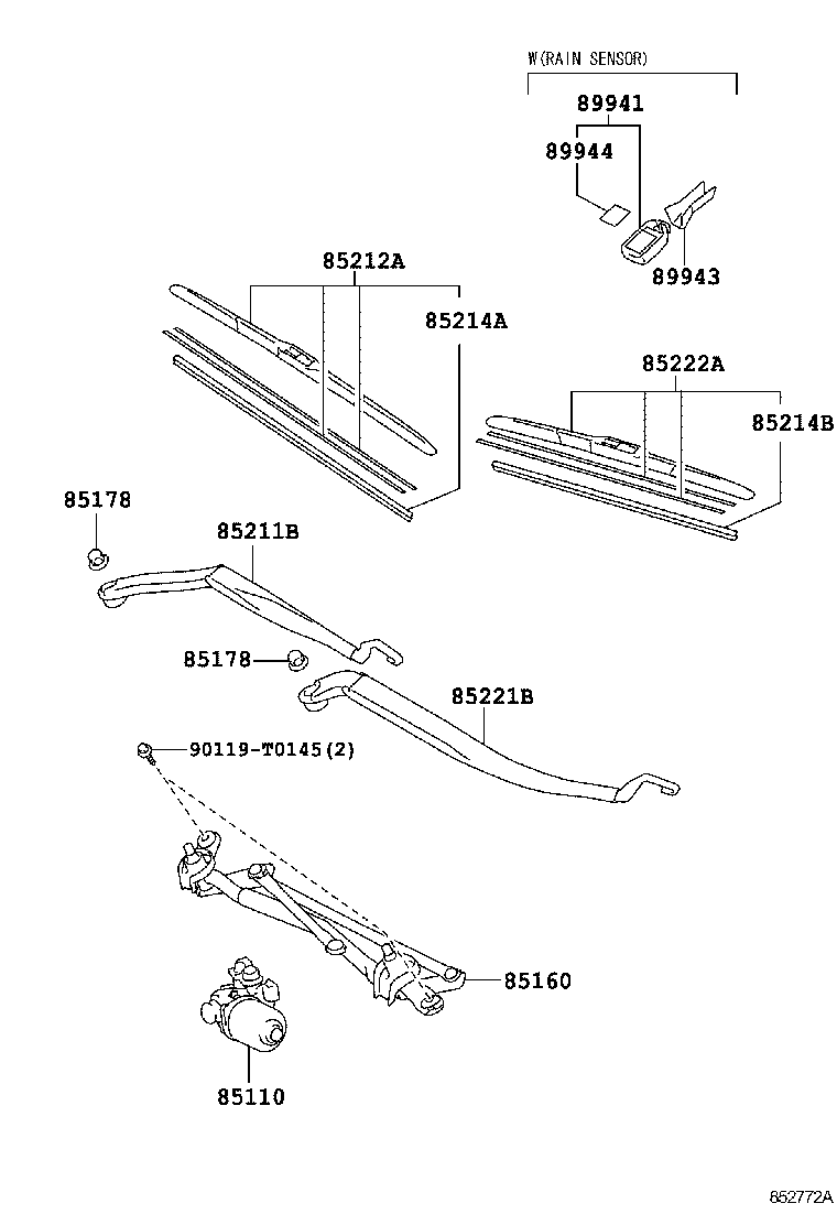  CAMRY HYBRID ASIA |  WINDSHIELD WIPER