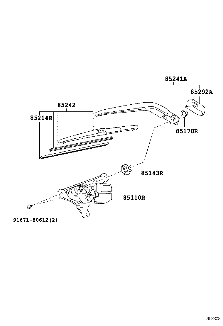  PRIUS C |  REAR WIPER