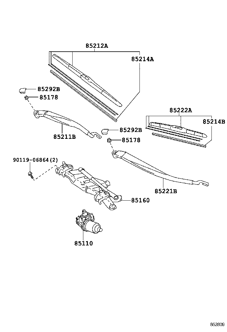  PRIUS C |  WINDSHIELD WIPER