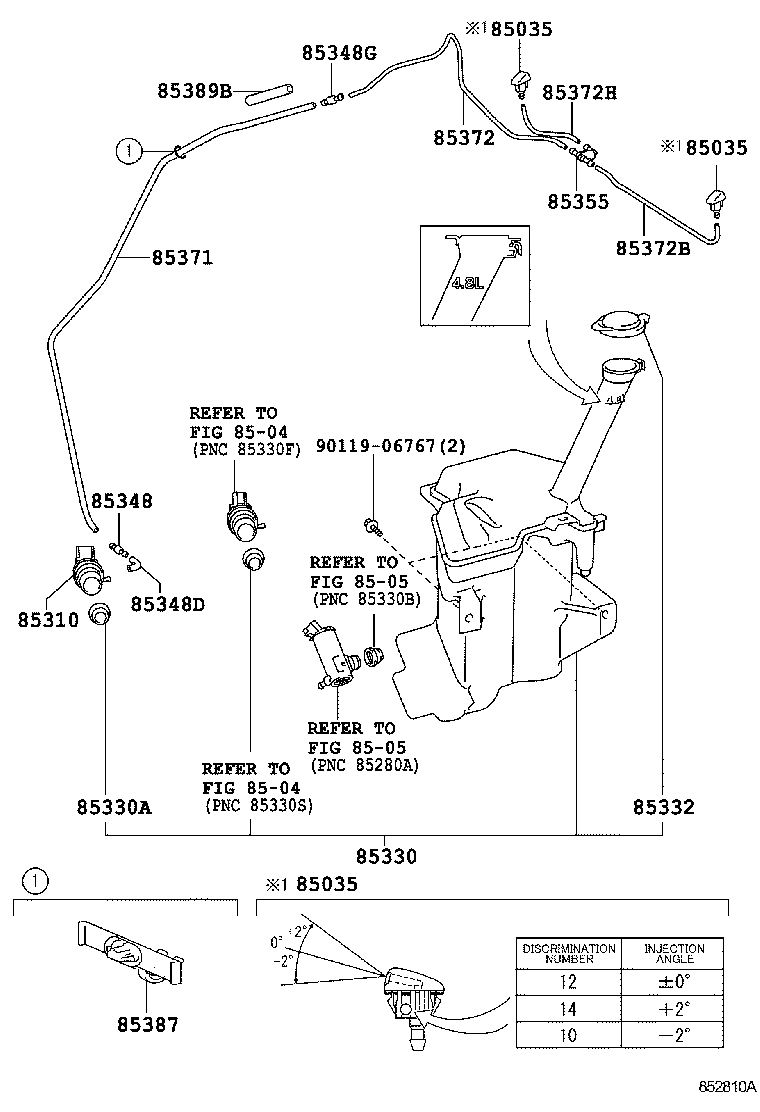  PRIUS C |  WINDSHIELD WASHER