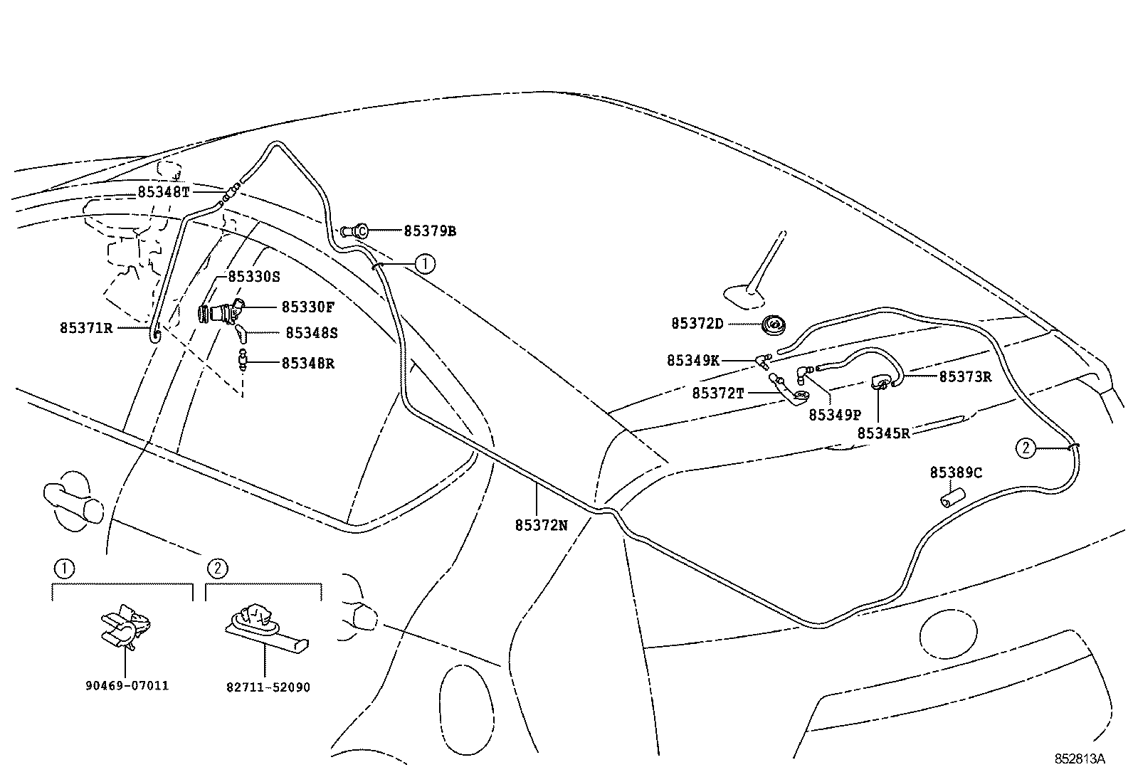  PRIUS C |  REAR WASHER