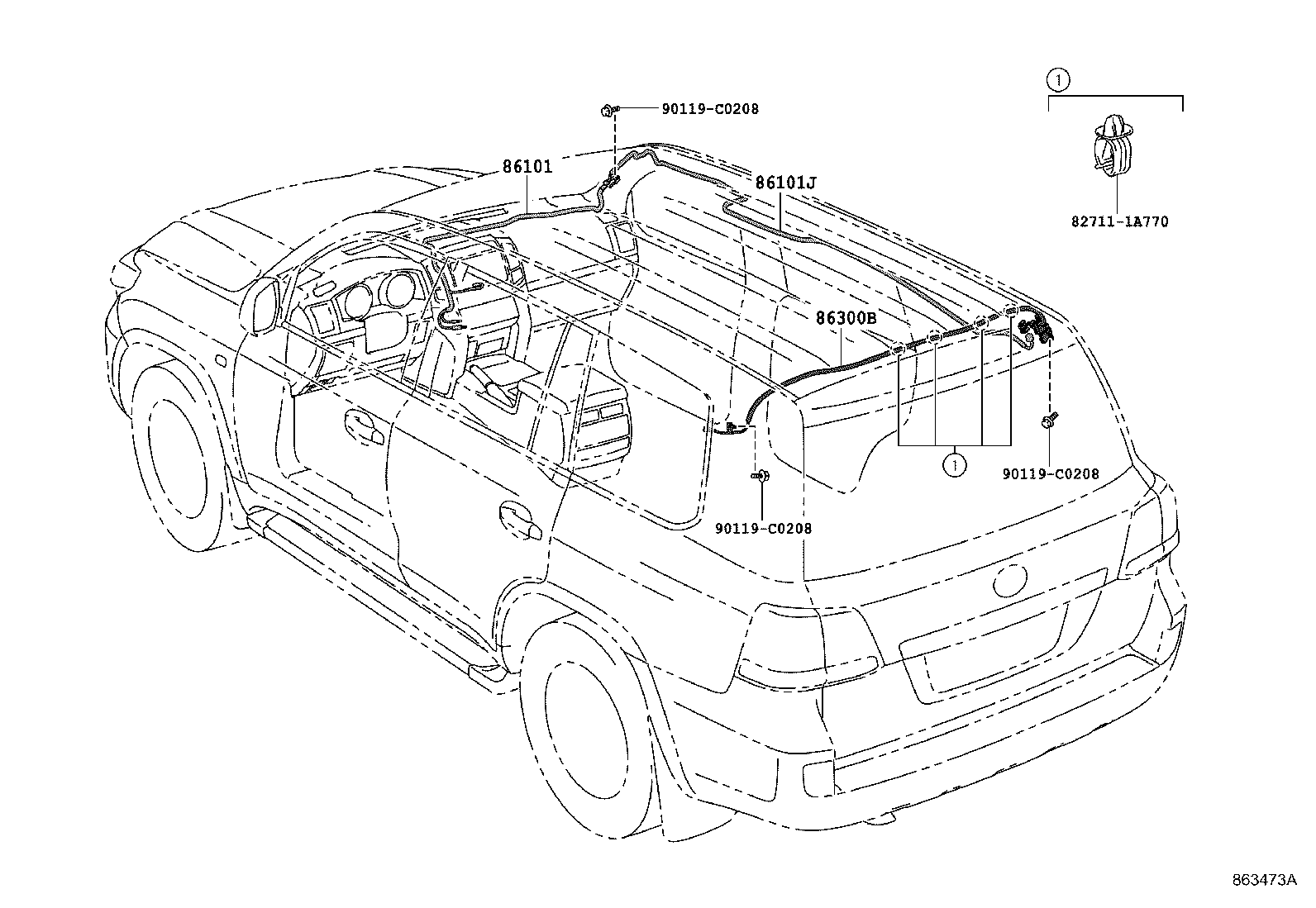  LAND CRUISER CHINA |  ANTENNA