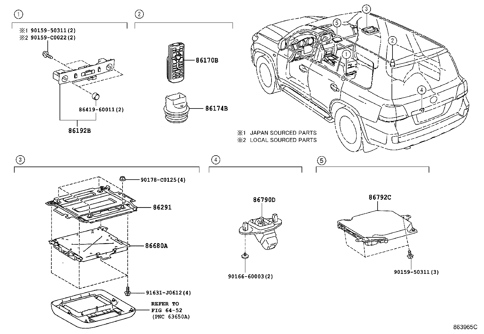  LAND CRUISER CHINA |  REAR MONITOR DISPLAY CAMERA
