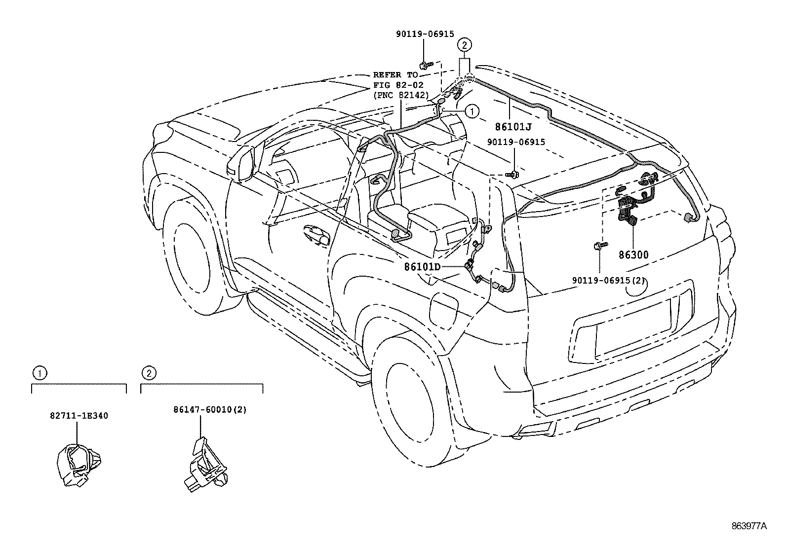  LAND CRUISER PRADO |  ANTENNA