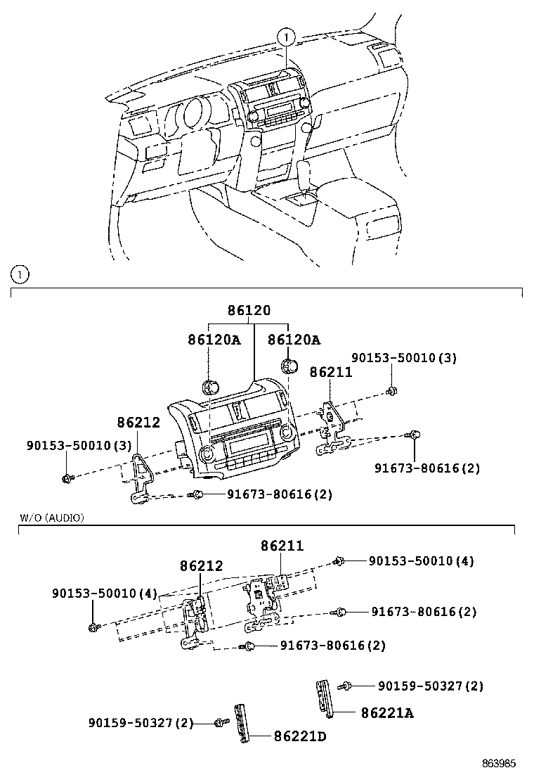  4RUNNER |  RADIO RECEIVER AMPLIFIER CONDENSER