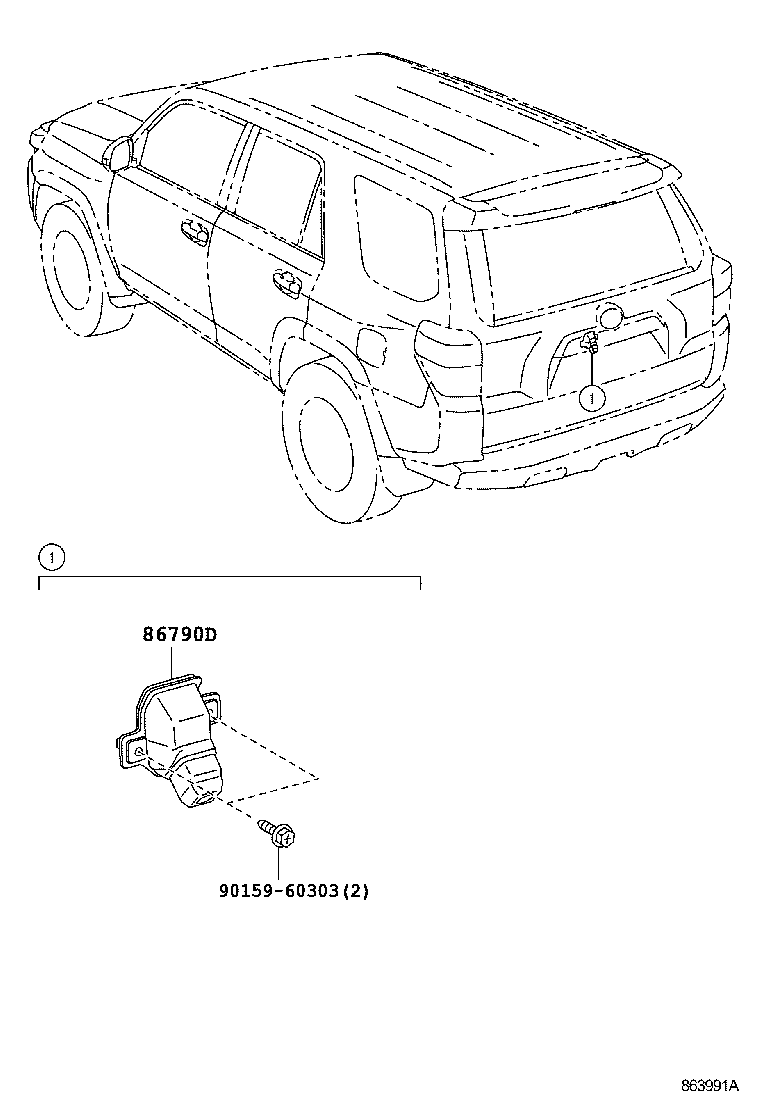  4RUNNER |  REAR MONITOR DISPLAY CAMERA