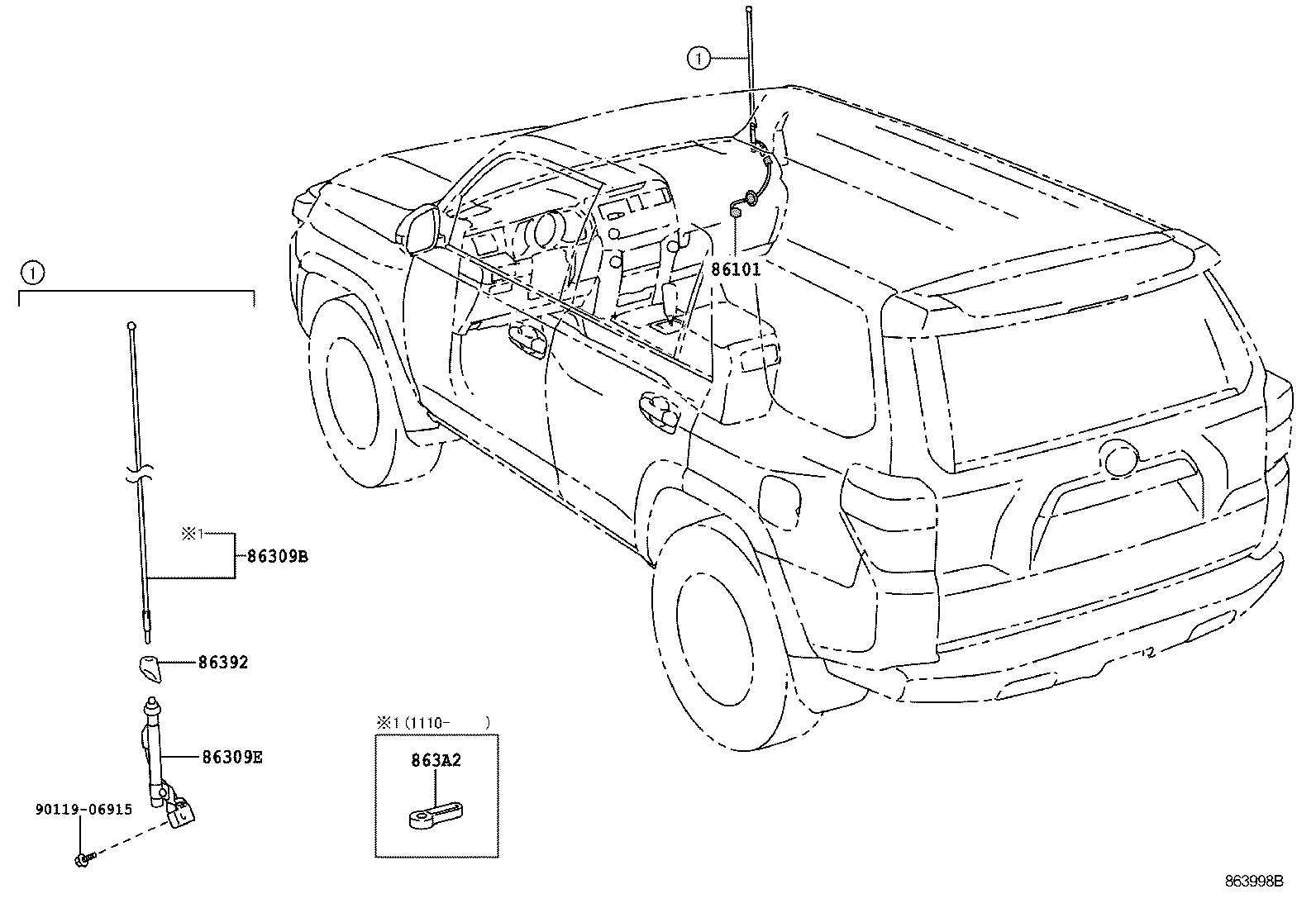  4RUNNER |  ANTENNA