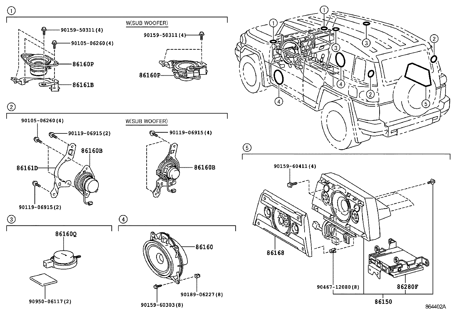  FJ CRUISER |  SPEAKER