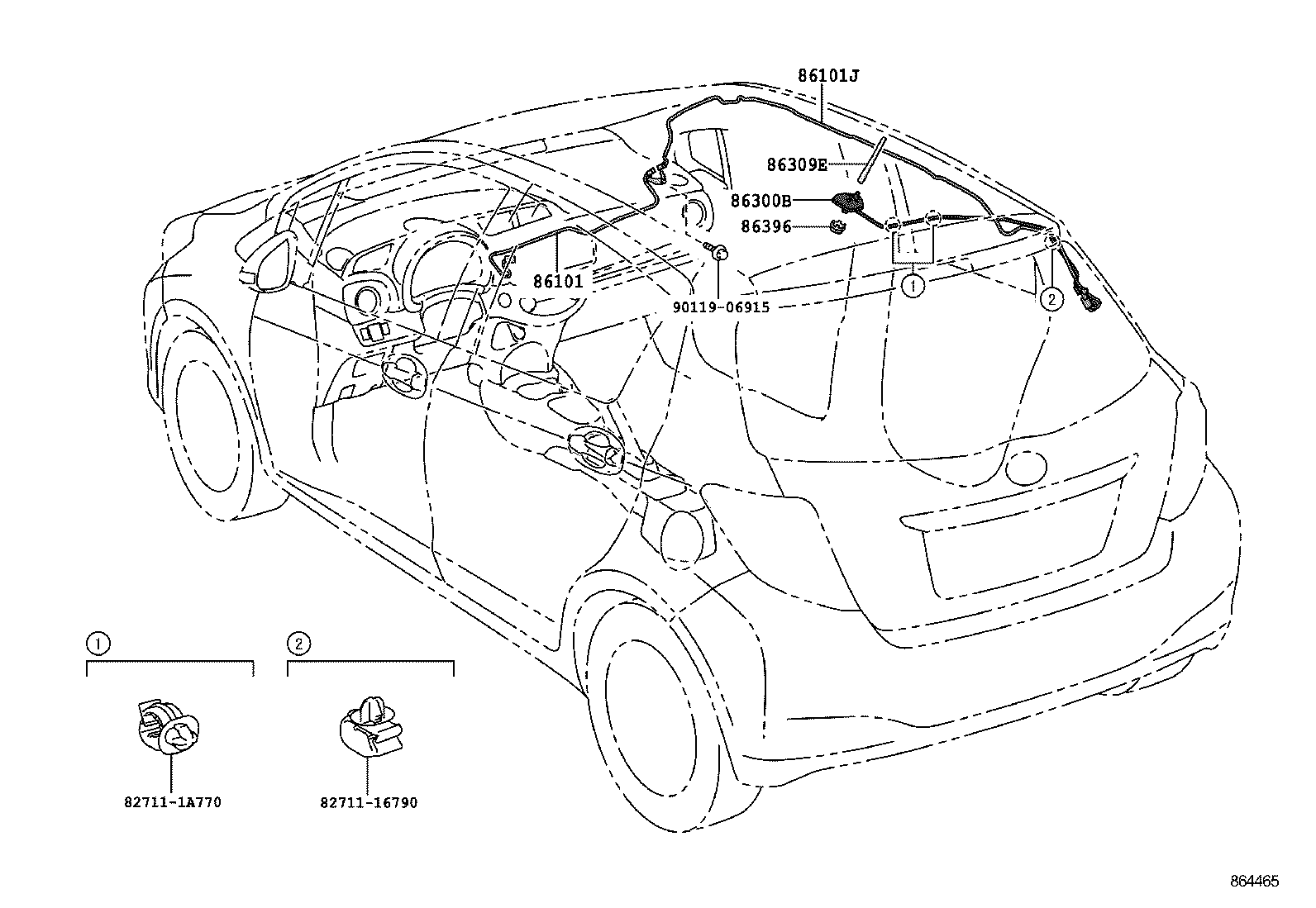  YARIS |  ANTENNA