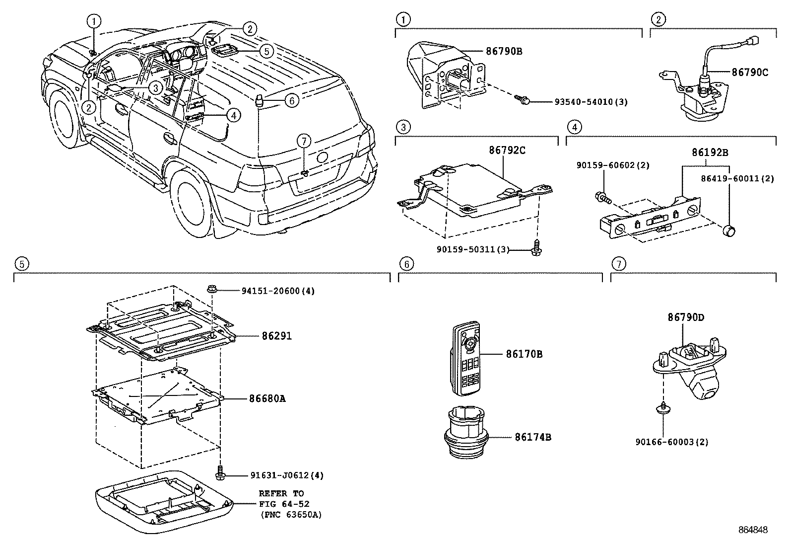  LAND CRUISER 200 |  REAR MONITOR DISPLAY CAMERA