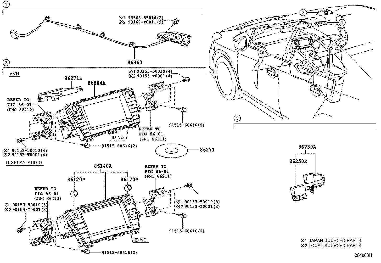  PRIUS |  NAVIGATION FRONT MONITOR DISPLAY