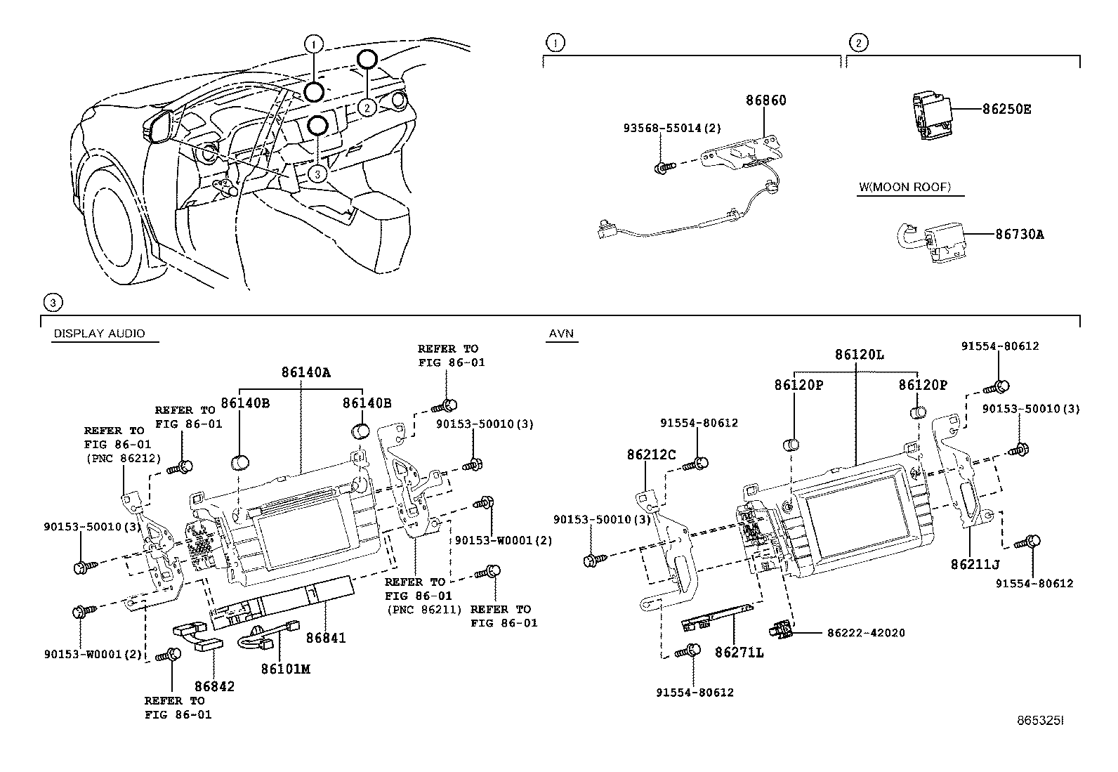  RAV4 |  NAVIGATION FRONT MONITOR DISPLAY