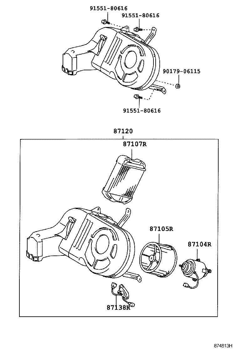  DYNA |  HEATING AIR CONDITIONING HEATER UNIT BLOWER