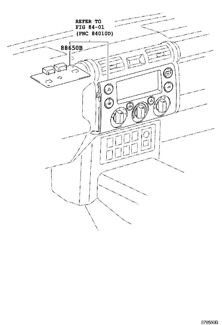  FJ CRUISER |  HEATING AIR CONDITIONING CONTROL AIR DUCT