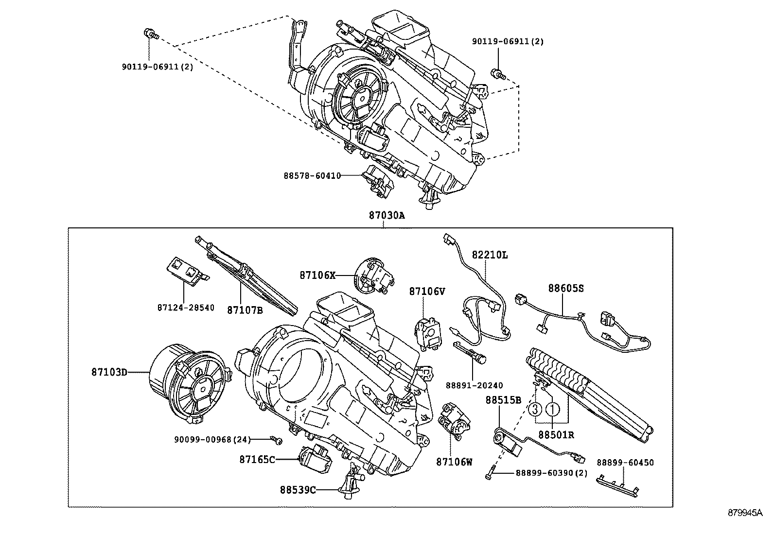  LAND CRUISER CHINA |  HEATING AIR CONDITIONING COOLER UNIT