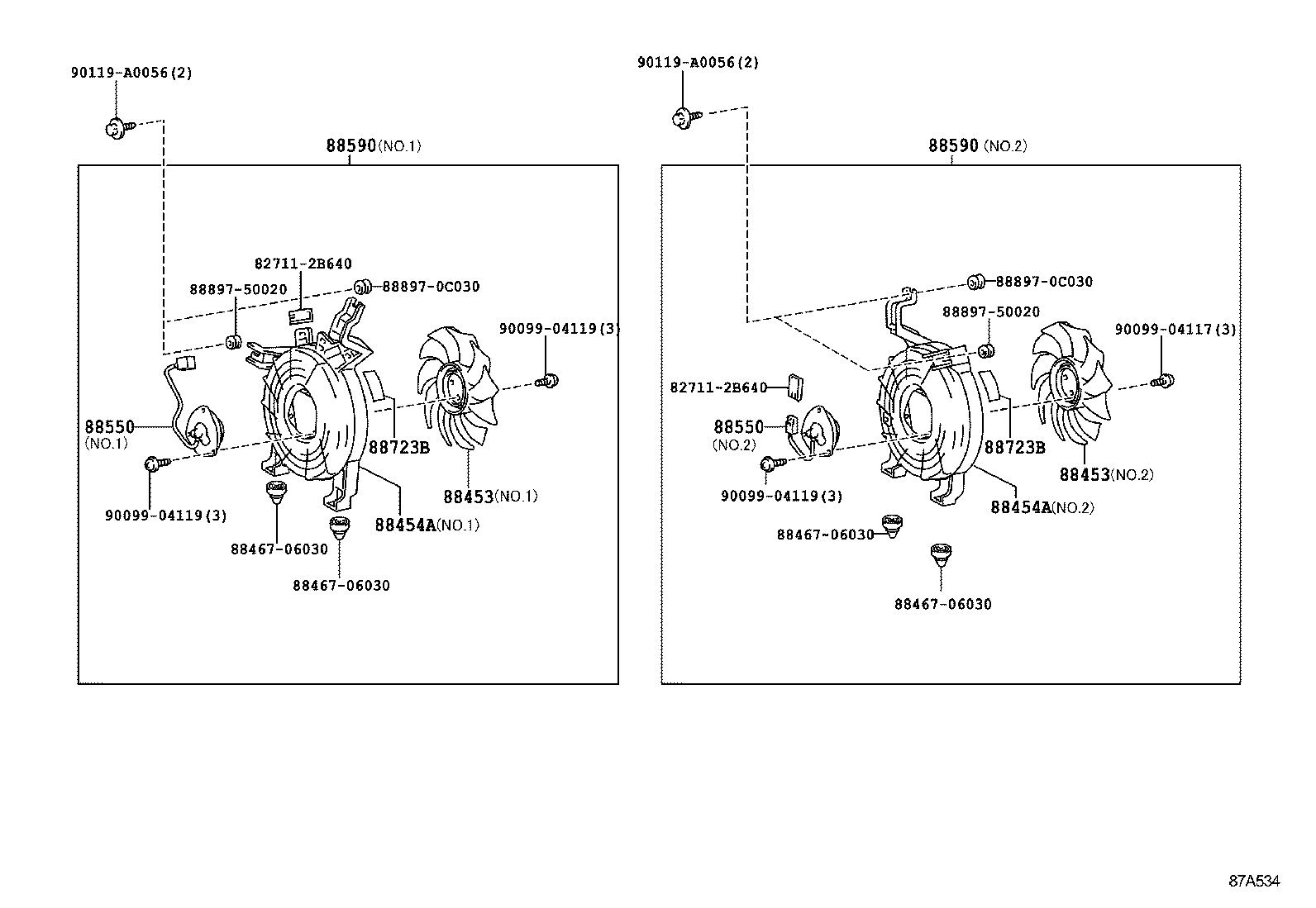  SEQUOIA |  HEATING AIR CONDITIONING COOLER PIPING