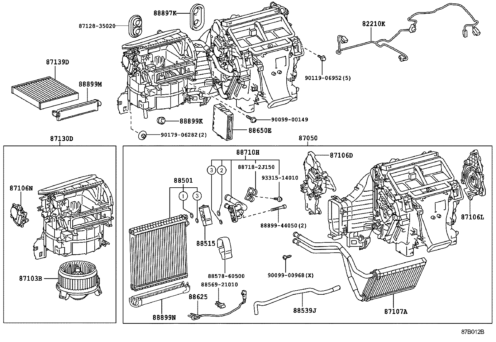  LAND CRUISER PRADO |  HEATING AIR CONDITIONING COOLER UNIT